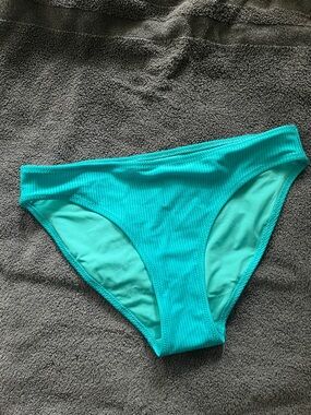 Aerie Ribbed turquoise Bikini Bottom (size M)